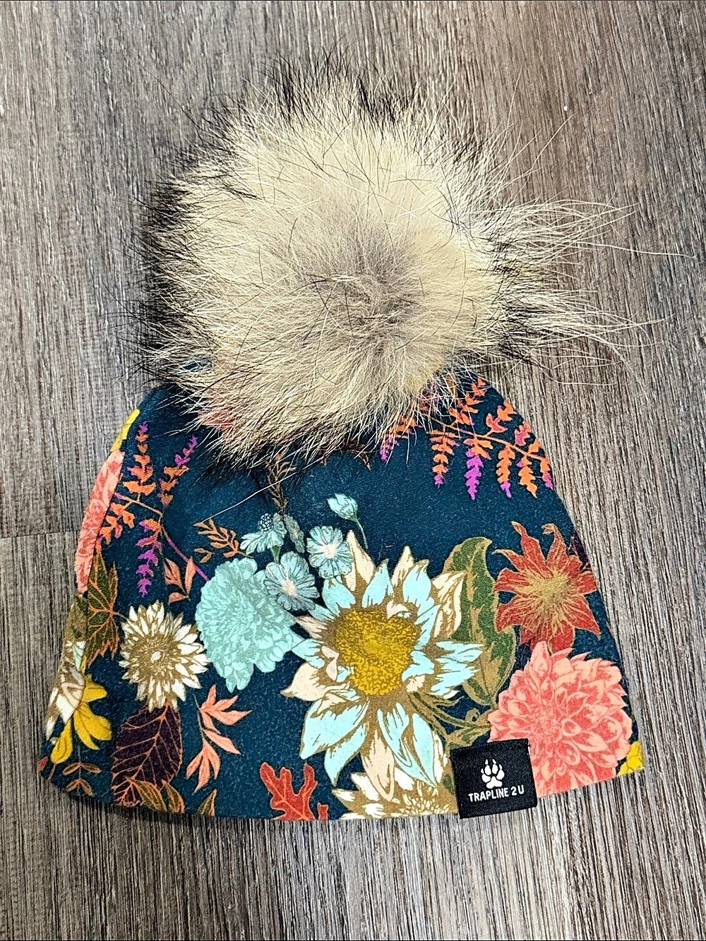 New Trapline 2U Floral Pom-Pom Hat
